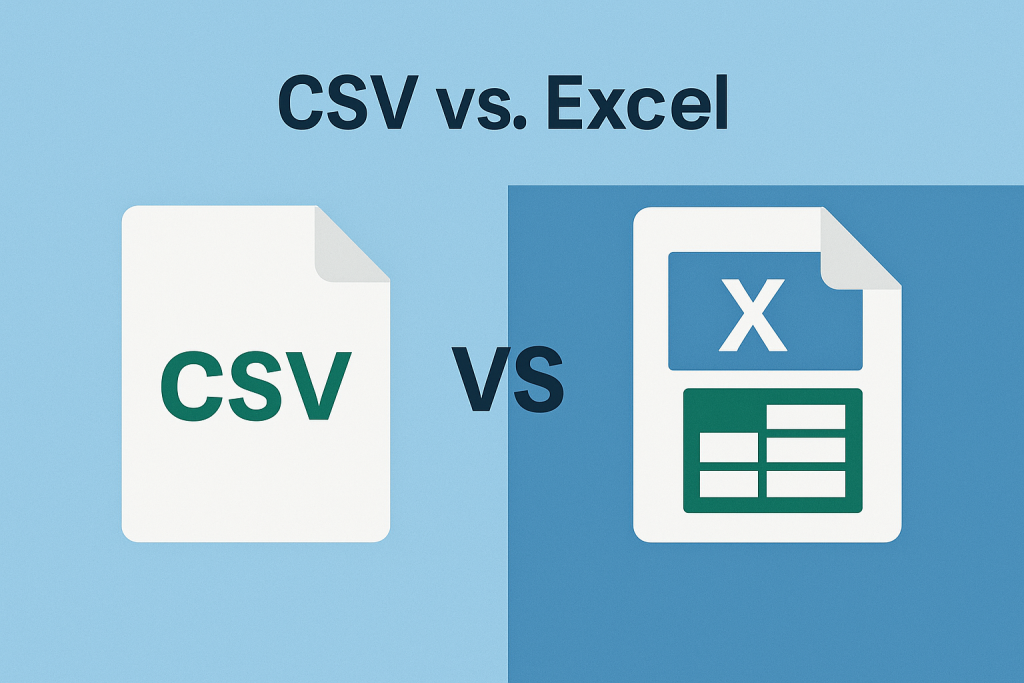 csv vs. excel