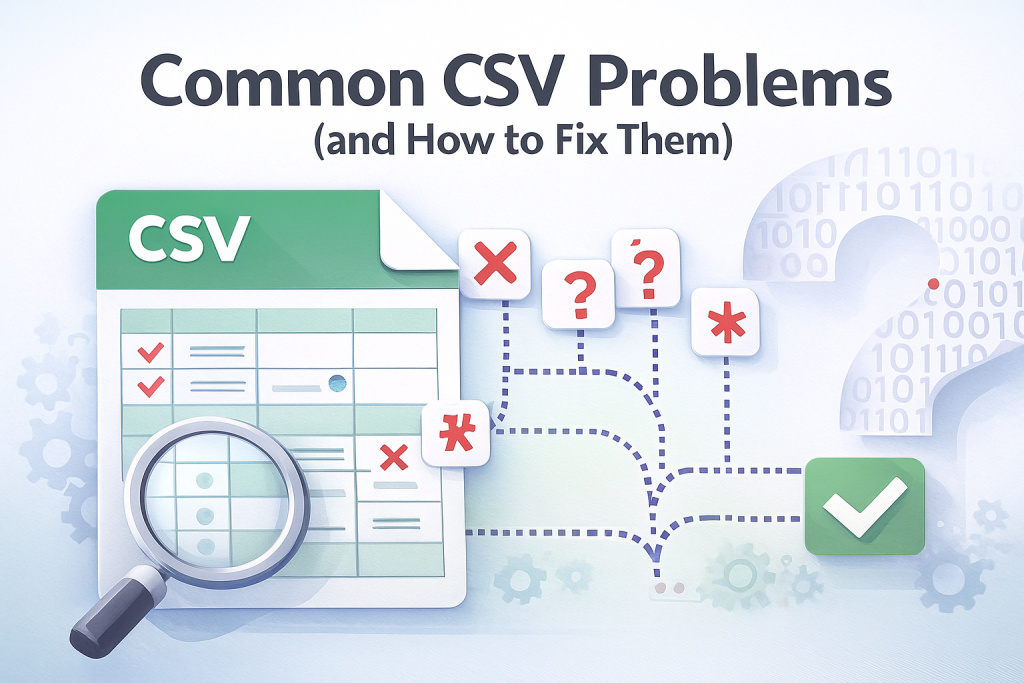 csv problems